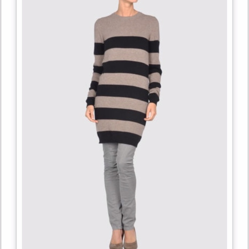 Stella McCartney Wool Striped Dress US10 IT46 - Picture 2 of 7